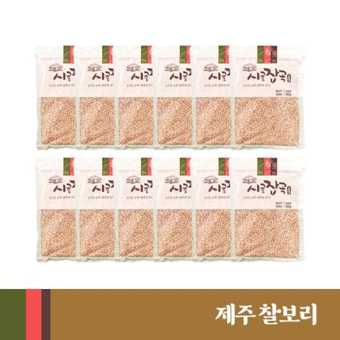 2026년 햇!! 제주산 흰찰쌀보리 500g*12봉(총 6kg)