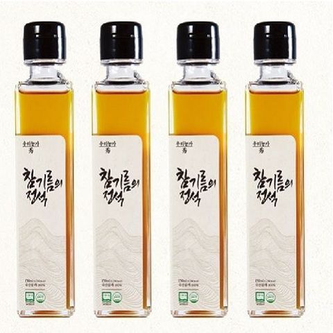 [25년 햇 깨로만든]참기름의 정석 국산 참기름 세트 150ml X 4병