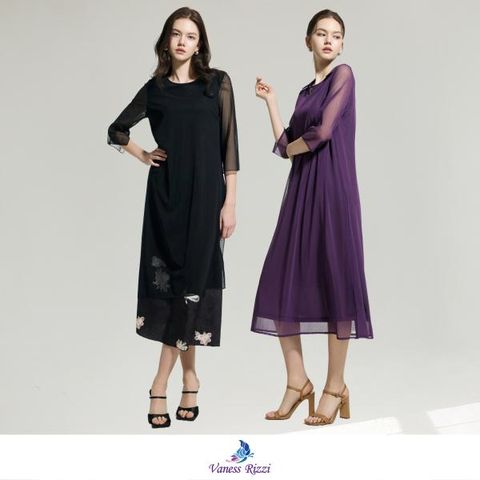 [바네사리찌] 메시 원피스 2종세트