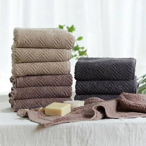 [가쯔] 프리미엄 고중량 호텔수건 코마사 40수 10장(200g)