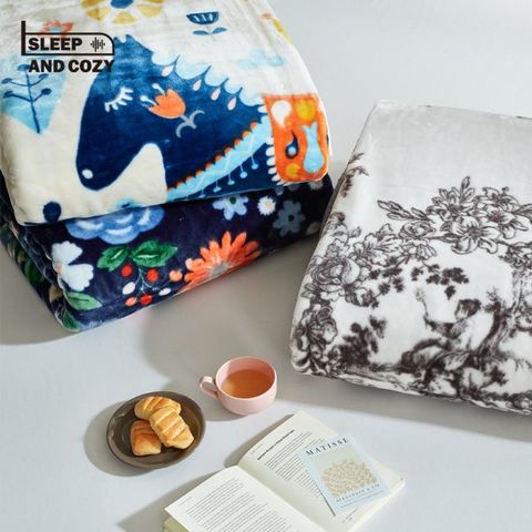 [대형] 슬립앤코지 극세사 밍크터치 담요이불 3장  무이자6개월 이벤트