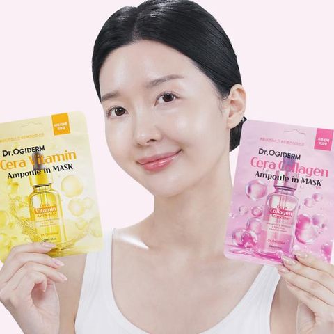 닥터오기덤 세라 콜라겐 앰플 인 마스크팩 40장 + 세라 비타민 앰플 마스크팩 40장