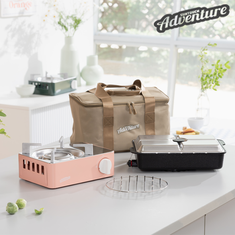 썬터치 올인원 가스버너세트_시즌2_피치핑크