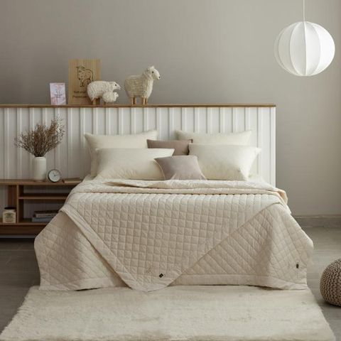 [SK] 아르페지오 양모 순면 스프레드 2장세트 ★프리미엄 호주산 양모 100%★