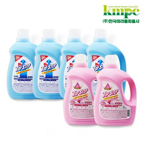 ★초특가★[탑스텝] 고농축 세탁세제 3.05Lx4+섬유유연제 3.05Lx2개