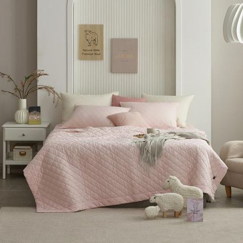 [SS] 아르페지오 양모 순면 스프레드 2장세트 ★프리미엄 호주산 양모 100%★