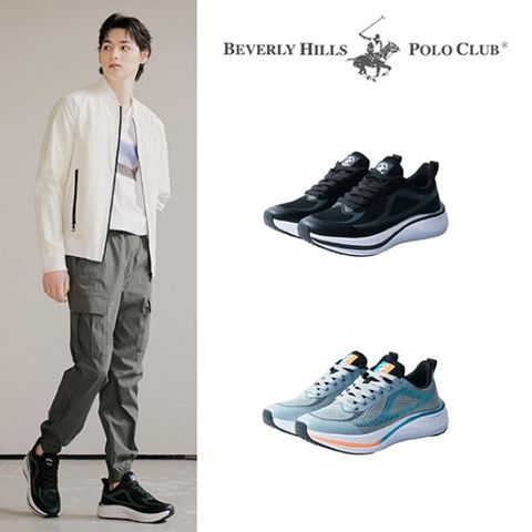[비버리힐즈폴로클럽] 남성 웨이브 라이트 워킹화