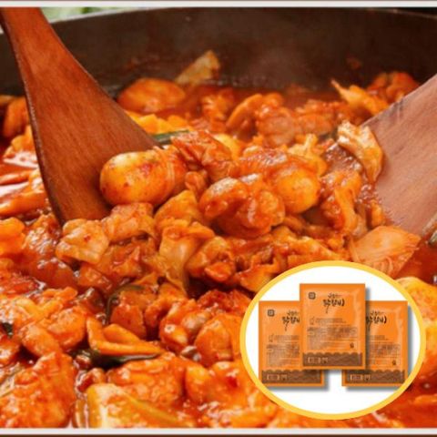 [700만팩 판매돌파 / 재구매 다수] 오늘은 닭갈비 3팩 x 700g