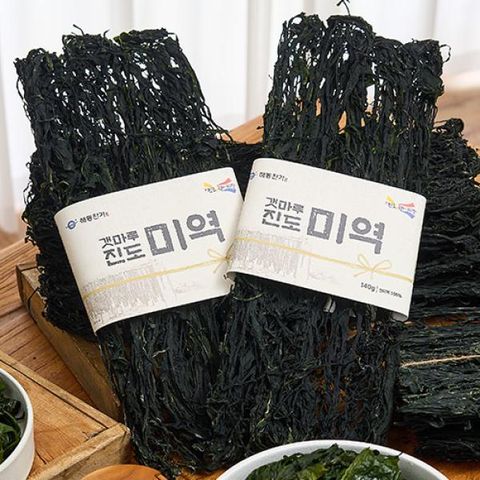 [해동찬가] 진도 갯마루 미역 140g x 4봉 + 다시마 100g
