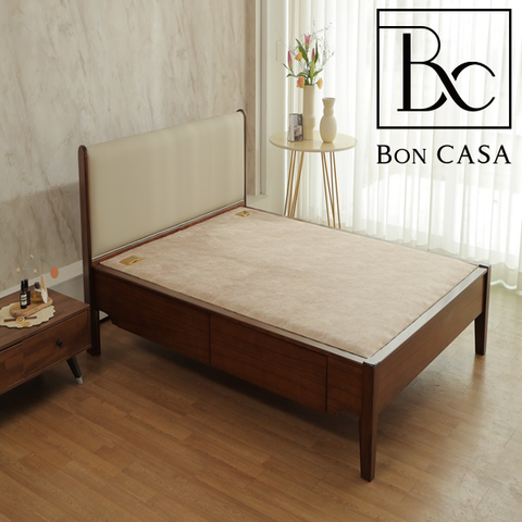 [본까사] 퀸침대 + 리프트업 테이블+ 극세사패드+목어깨마사지기