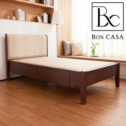 [본까사] 슈퍼싱글침대 + 리프트업 테이블+극세사패드+목어깨마사지기