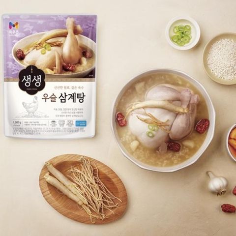 [100% 국내산 냉장닭] 목우촌 생생 우슬삼계탕 1kg x 3팩