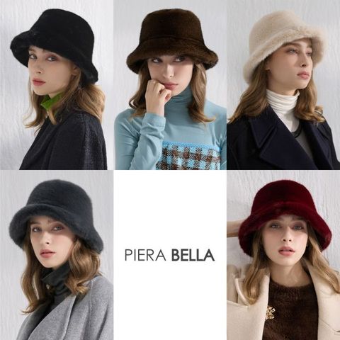 [피에라벨라] 2025 FW  FAUX FUR 퍼 버킷햇