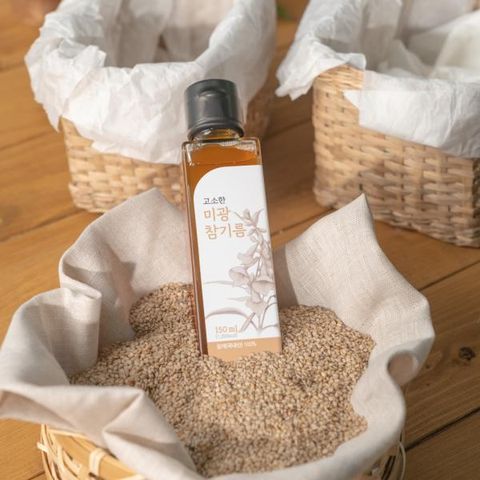 ★국내산 햇깨로 만든★고소한 미광 참기름4병