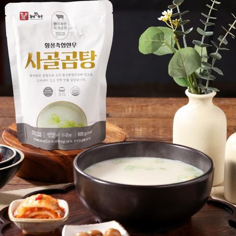 [횡성축협한우] 사골곰탕 10팩 (6kg)