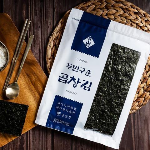 [청산에] 두번 구운 곱창김(25매×8봉,지퍼백)_24년제철