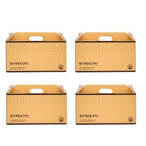 왕의 맥문동 진액 골드 (70ml×30포)×4박스, 총 120포