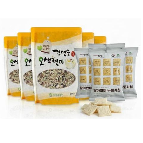 [25년수확] 김연도 오색현미 10봉 (추가 발아현미 누룽지칩 5봉)