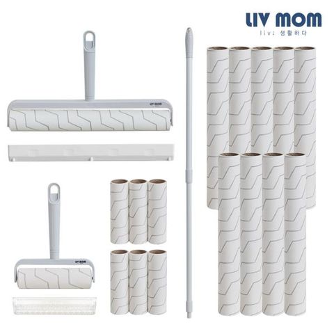 ★단독!대박구성★[리브맘] 36cm 초대형 와이드 싹쓸이 테이프크리너 22종 풀세트