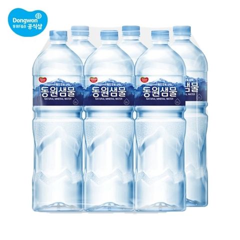 동원샘물 생수 2L x 6병