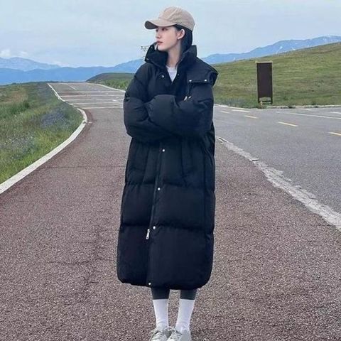 [오노마] ONM 따뜻한 롱기장 하이넥 스타일 패딩 점퍼