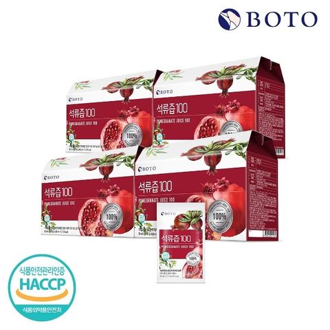 [보뚜] 석류즙 100 80ml 30포 x 4박스