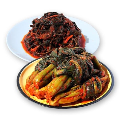 여수찬 산지직송 알싸한 여수 돌산 갓김치 3kg + 고들빼기 2kg