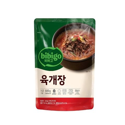 CJ 비비고 육개장 500g x 8 즉석식품 캠핑 즉석탕