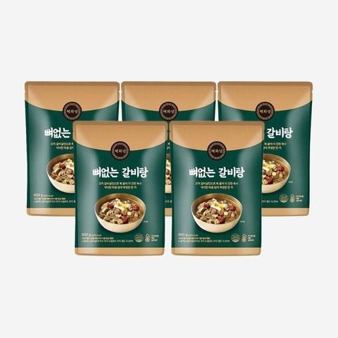[엘루맘] 해화당 이영자의 뼈없는갈비탕 900g 5개