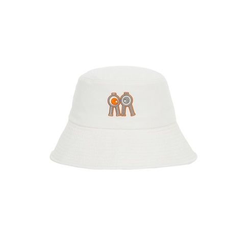 롤링롤라이 버킷햇 크림 그레이오렌지아이 Roll Roll Bucket Hat Cream Gray Orange Eye