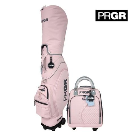 판매1위 PRGR PBBK-704 이번달 한정수량 15 인하 파스텔톤 핑크 바퀴캐디백세트 몬스터골프.
