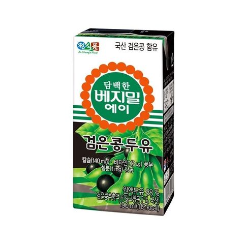담백한 베지밀A 검은콩 두유80팩