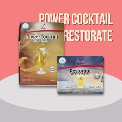 독일 피엠 PM 파워칵테일450g+리스토레이트300g 2종세
