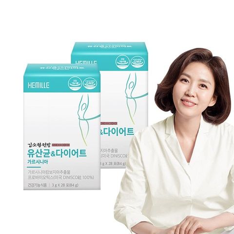 김소형원방 유산균 다이어트 가르시니아 3gx28포x2박스