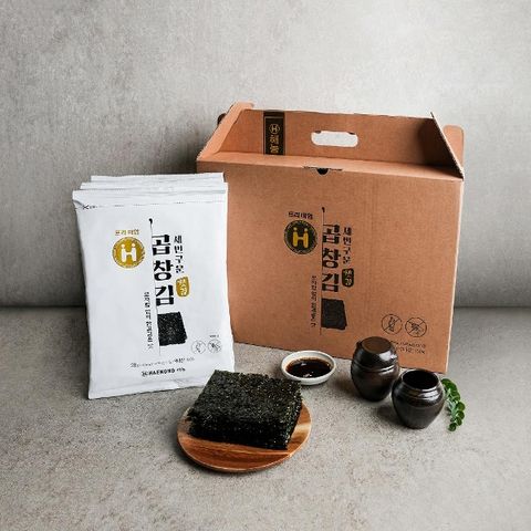 [W shopping] 진도 프리미엄 세번 구운 곱창김 28gX10팩