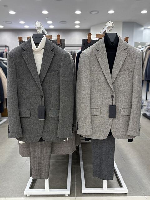 남성 봄 신축성 부드러운 캐주얼 콤비 자켓 4컬러 / 빅사이즈 115사이즈