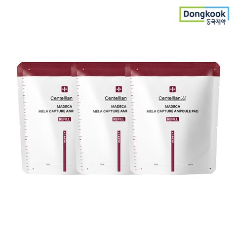 마데카 멜라캡처앰플패드리필 60매 3개 피부기미케어 미백 주름개선 기능성 멜라닌 비건 피부결