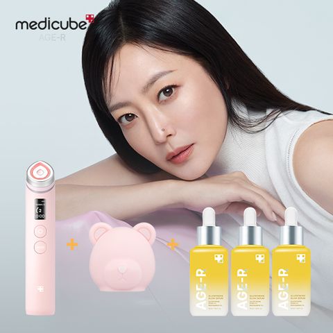 메디큐브부스터프로핑크1개+곰돌이헤드1개+글루타치온 앰플3개