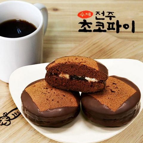 전주명물 수제 초코파이 70g×10입/비닐봉투포장