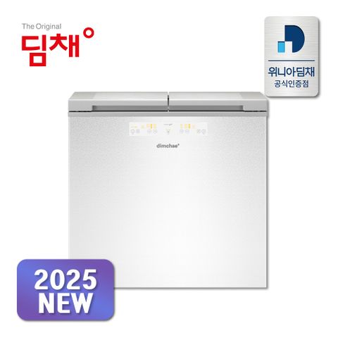 25년형 [딤채] 2도어 153L 뚜껑형 김치냉장고 EDL16KBWAWT1 엘리스화이트