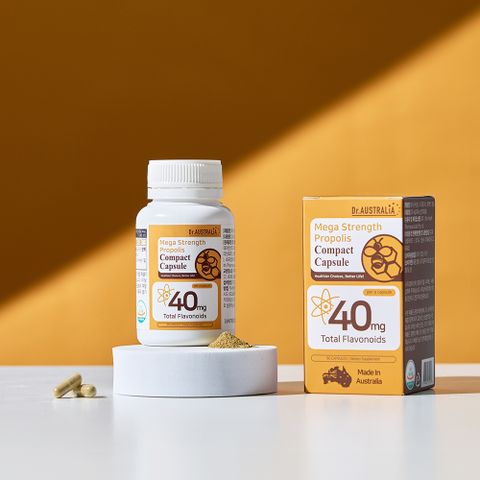 메가 스트렝스 프로폴리스 60캡슐 호주산 플라보노이드 40mg