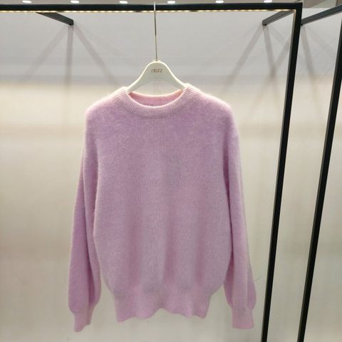 모혼방 앙고라 라운드넥 니트티셔츠 AMZ1HW32