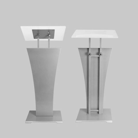 아스텔 화이트 메뉴판거치대 마스트 안내간판 480mm 보면대 높이조절 각도조절