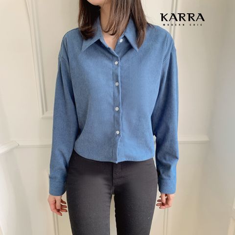 KARRA 77까지폴인윈터코듀로이셔츠_A3F17951