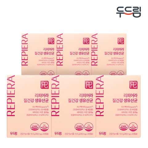 리스펙타 질 건강 생유산균 30캡슐 x 6박스 (6개월분)