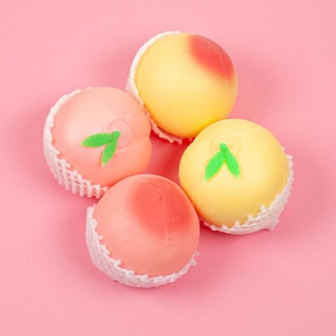 복숭아말랑이 스트레스볼 말랑이장난감