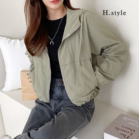 H스타일DK땅콩바스락JP/봄/여름/자켓/JK/점퍼/윈드브레이커/아우터