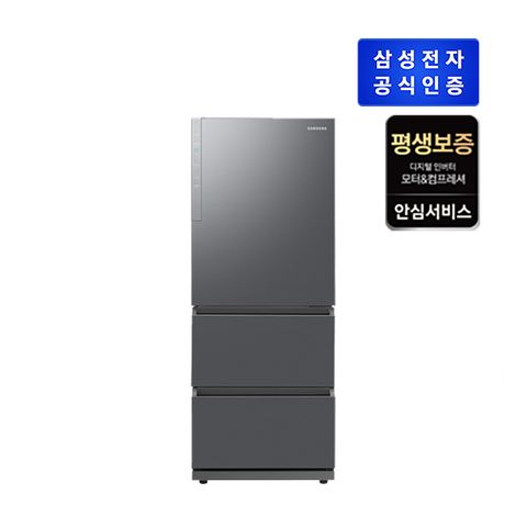 [E]삼성 김치플러스 3도어 328L RQ33C71G2S9