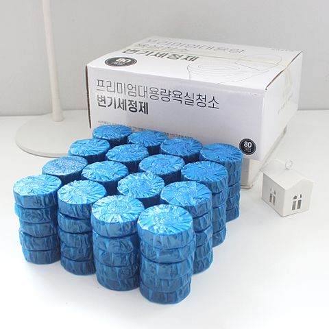 대용량 욕실청소 변기 세정제 50g 80개