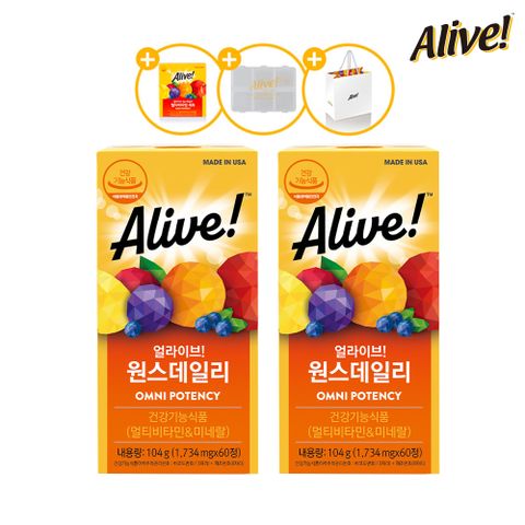 멀티 60정 2개 선물세트